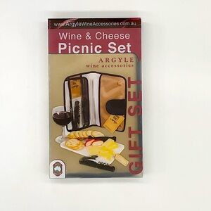 New in Box Wine & Cheese Picnic Set